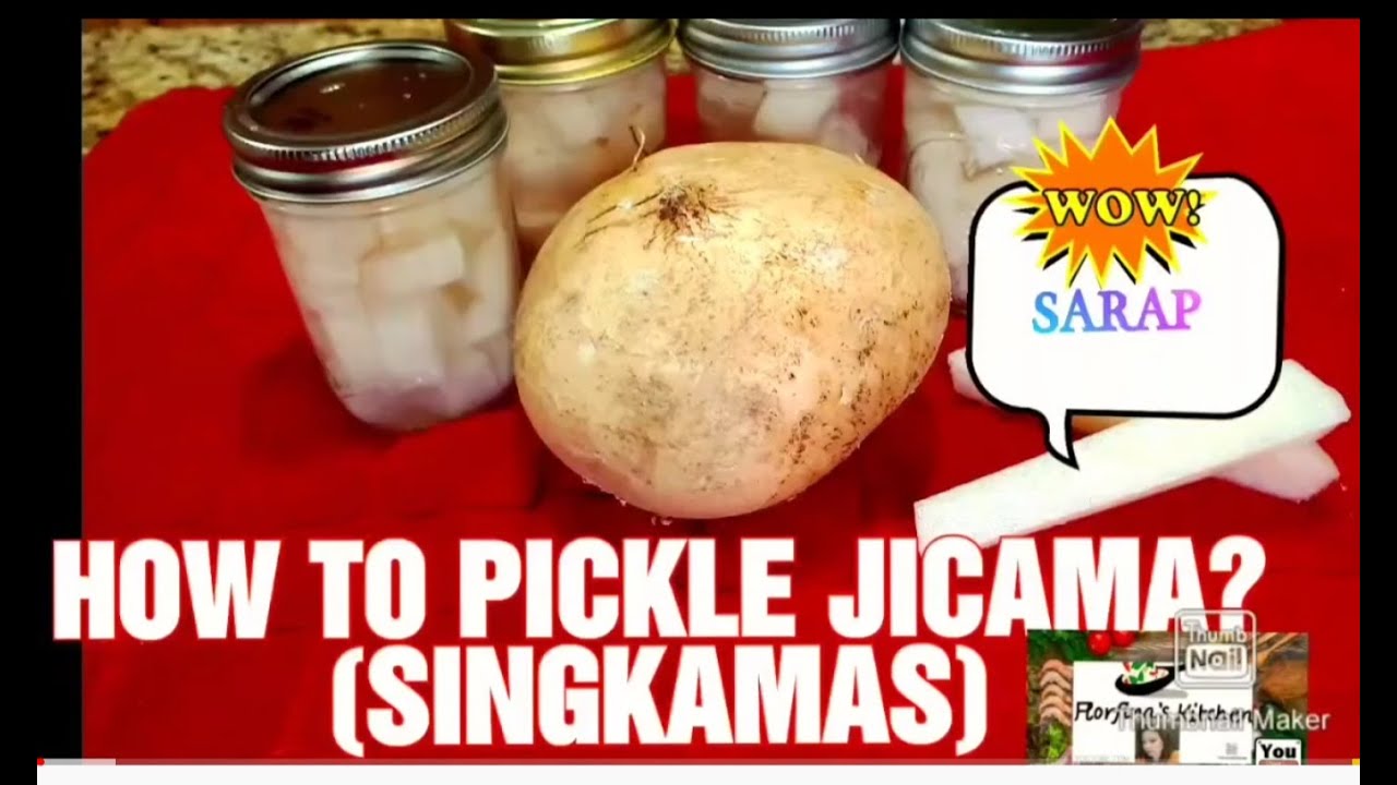 PICKLED JICAMA (SINGKAMAS)