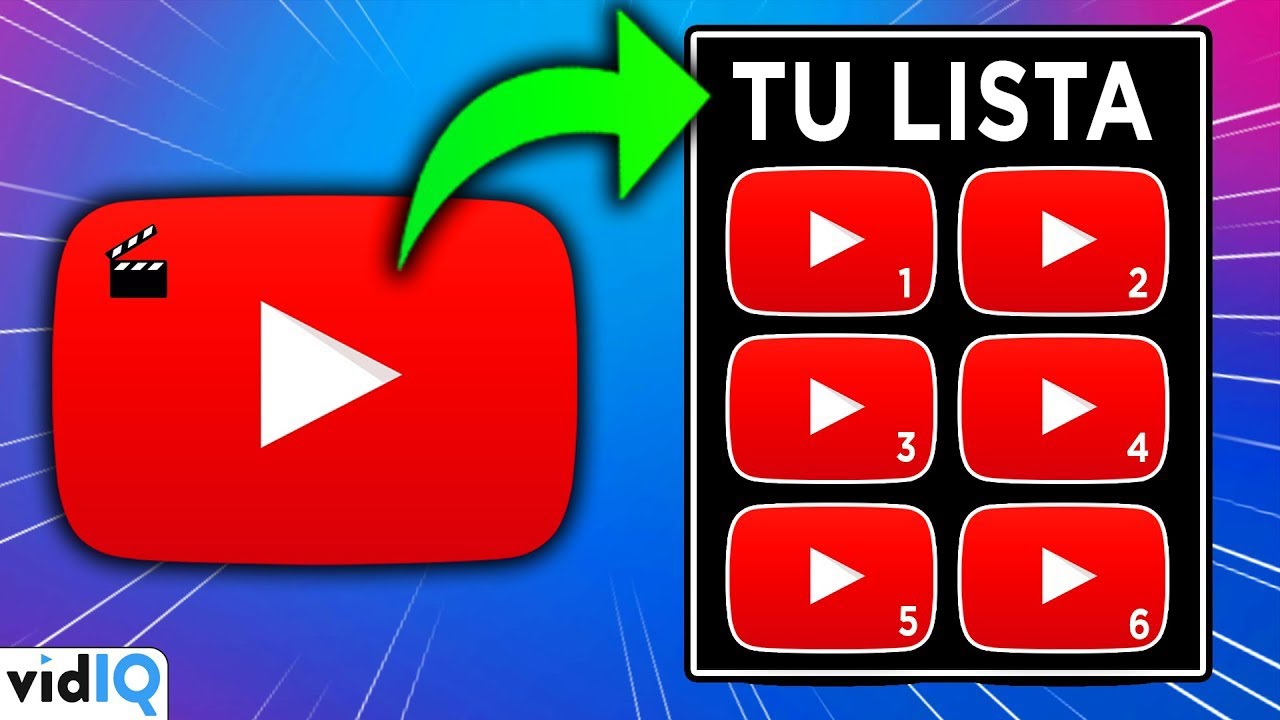 Cómo crear una lista de reproducción de YouTube 2021 | vidIQ en español