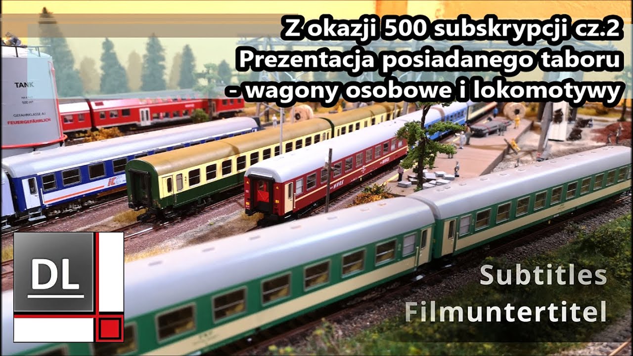 M&oacute;j tabor cz.2 - Wagony osobowe i lokomotywy #Makieta #Piko #H0 #PKP #DCC #Roco #Trix