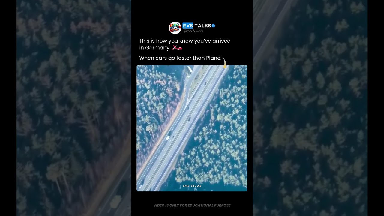 Only in Germany 😳🇩🇪 | Cars Going Faster Than an Airplane!