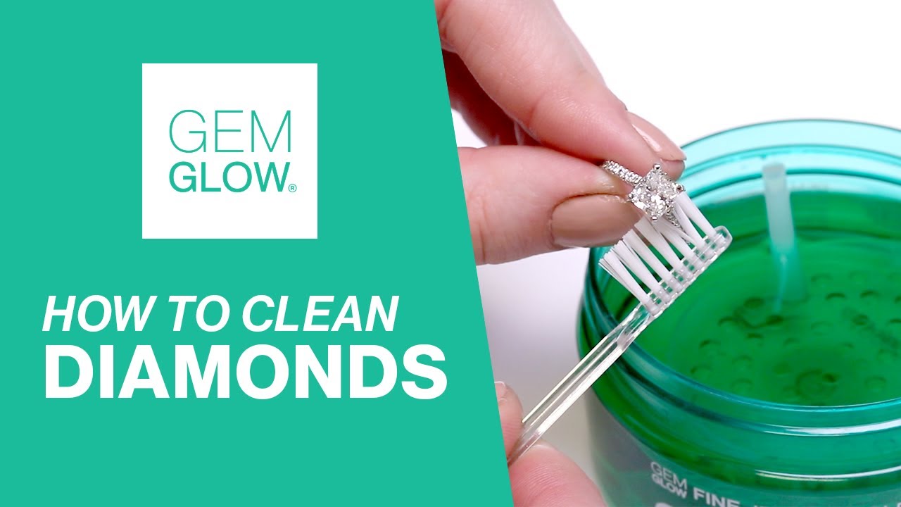 How to Clean Your Diamond Jewelry - Remove germs, grime oils, and more!
