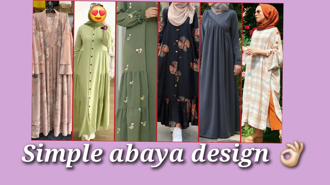 Most Beautiful Simple Dubai Abaya Design 2024