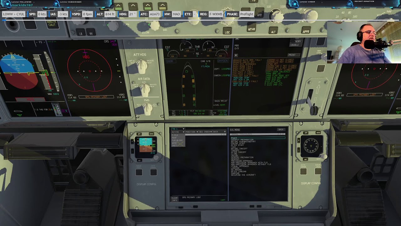 LOWW-CYUL Full Flight with FFA350-900