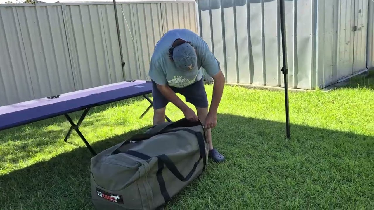 Camping in the back yard, testing Kings Gazebo. Worth the money?