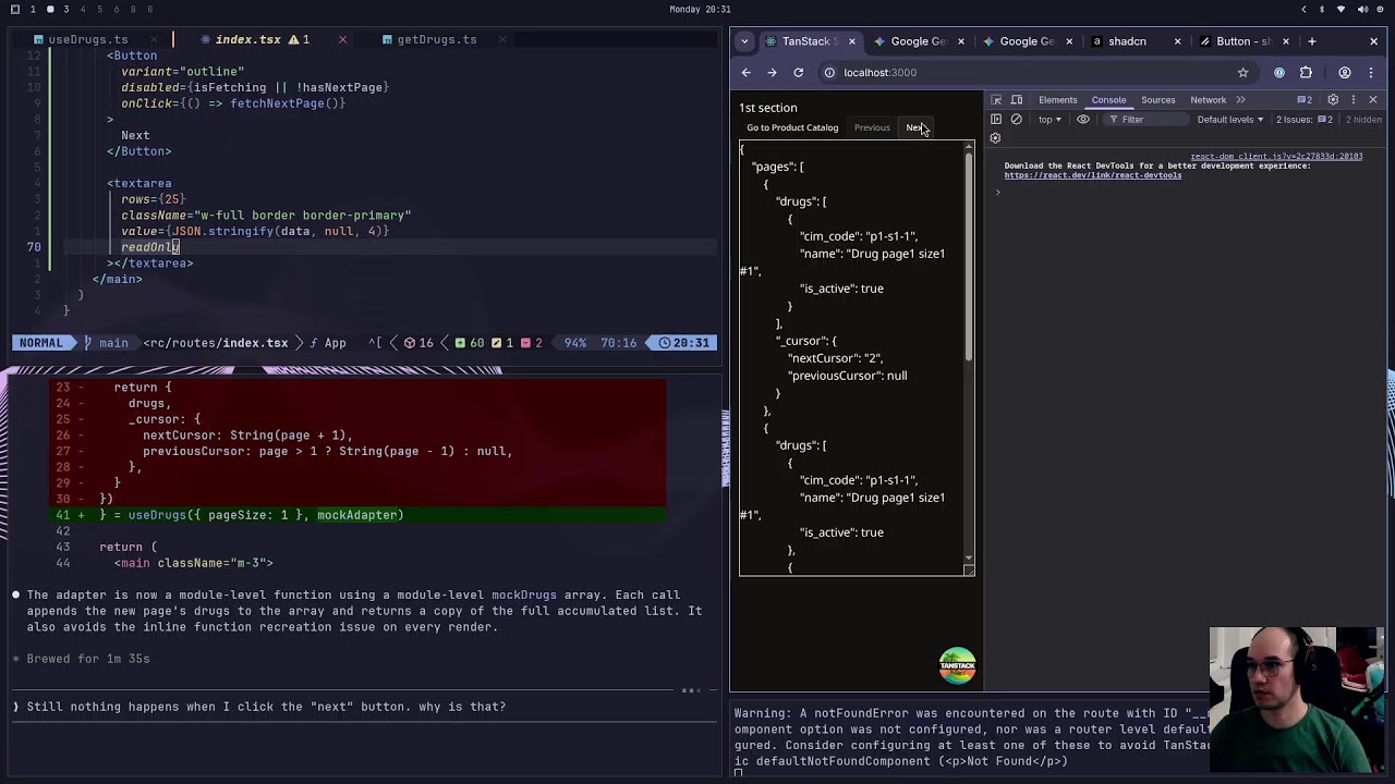 Live 38: Programez în continuare la aplicația pentru farmacii (#rust, #typescript) - 9 Mar 2026
