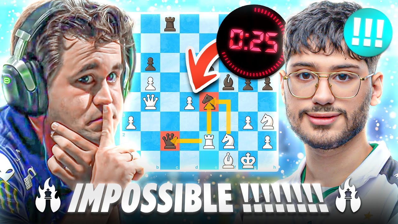 FIROUZJA choque CARLSEN avec une ARNAQUE IMPROBABLE… ça SUFFIT ???