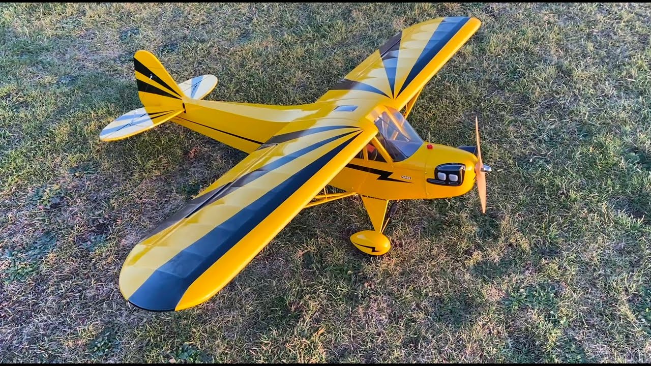 Hangar 9 J-3 Cub 10cc EP PnP - CLIPPED WING FLIGHT DEMONSTRATION!!!