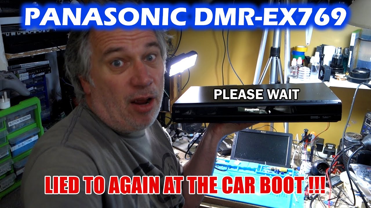 Panasonic DMR-EX769 Please Wait Error Power Supply Repair - Lied to at the Car Boot Sale Again