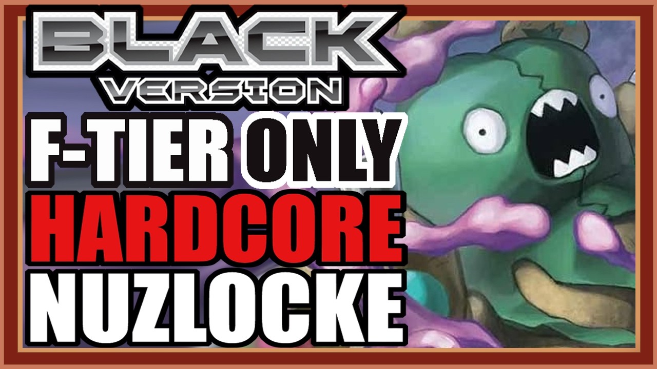 Can I Beat a Hardcore Black Nuzlocke Using Only the WORST Pokemon?