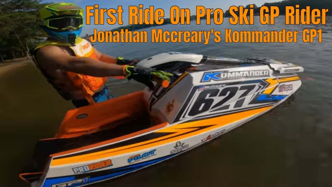 First Ride On Kommander GP1 | Jonathan McCreary's Pro Ski Gp Race Ski