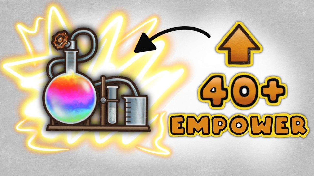 Turning the Laboratory Into a 40+ Empower Buff Explosion | Backpack Battles