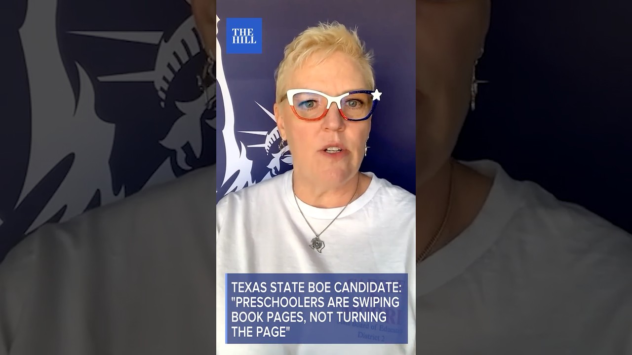 Texas BOE Candidate: 'Preschoolers Are Swiping Book Pages, Not Turning The Page' | RAISING AMERICA