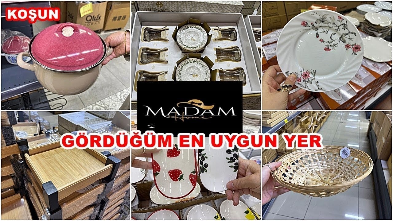 MADAM HOME A&Ccedil;ILDI‼️ HER ŞEY AŞIRI UYGUN‼️ BU KADAR UYGUNU YOK /&Ccedil;EYİZ ALIŞVERİŞİ /&Ccedil;EYİZLİK/KOŞUN