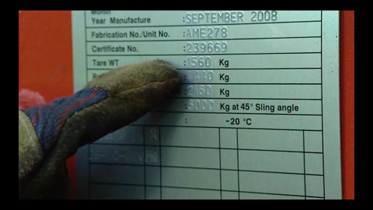 Lifting Operations - Safe Cargo Handling