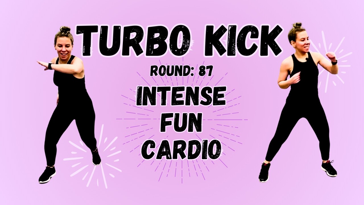 INTENSE, FUN Cardio! Turbo Kick Round 87 — Full Workout | Jump In Anytime!