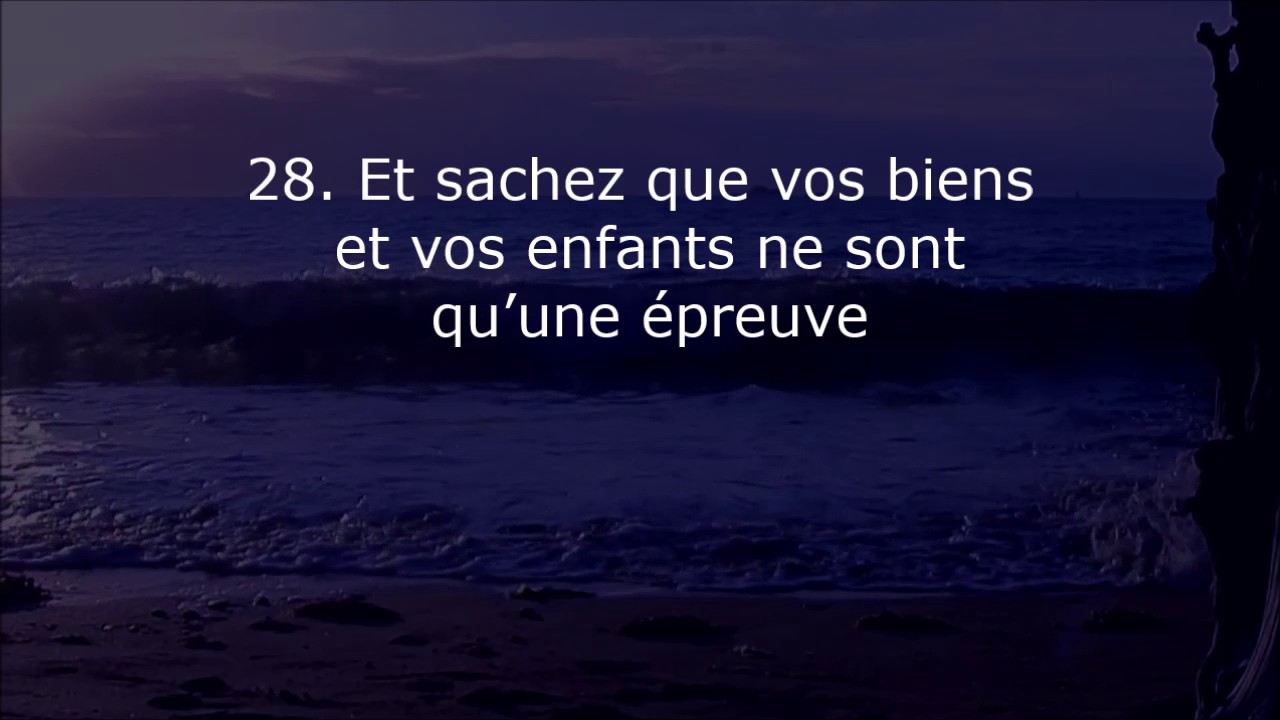 SOURATE 8  AL-ANFĀL (LE BUTIN)