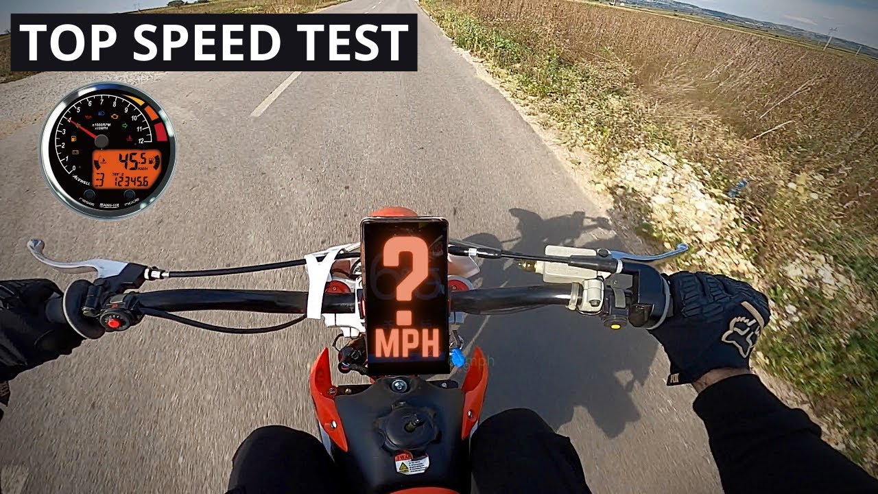 Wpb 190cc Pit Bike TOP SPEED TEST