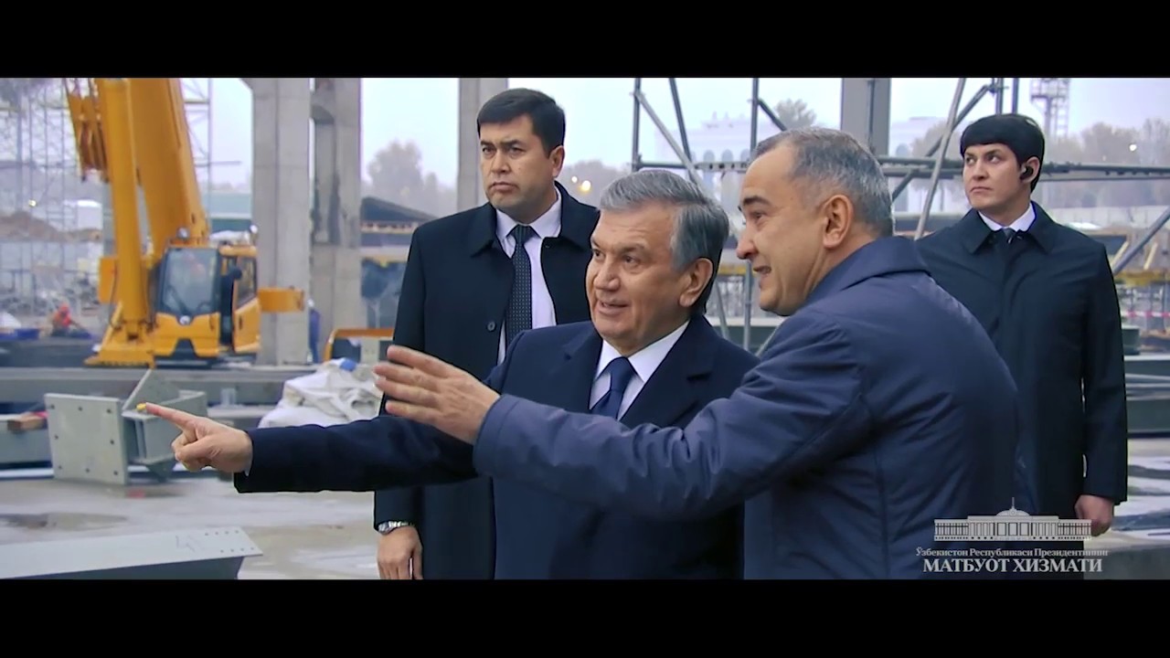 Шавкат Мирзиёев 20 ноябрь куни Tashkent City халқаро бизнес маркази қурилишини кўздан кечирди.