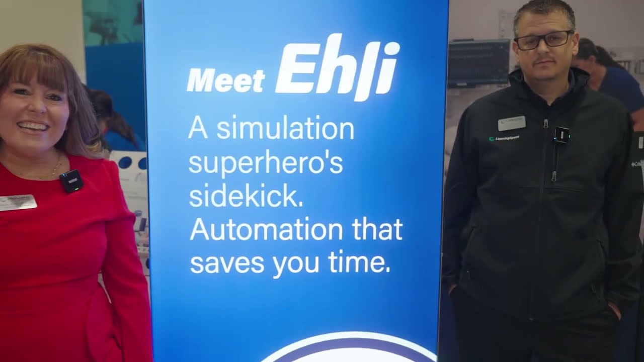Демонстрация продукции на стенде поставщика на выставке Elevate Healthcare Ehli IMSH 2026
