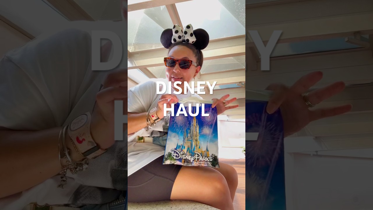Распаковка товаров Disney Epcot Merch Haul и таинственных значков ✨#DisneyHaul #DisneyShopping #d...