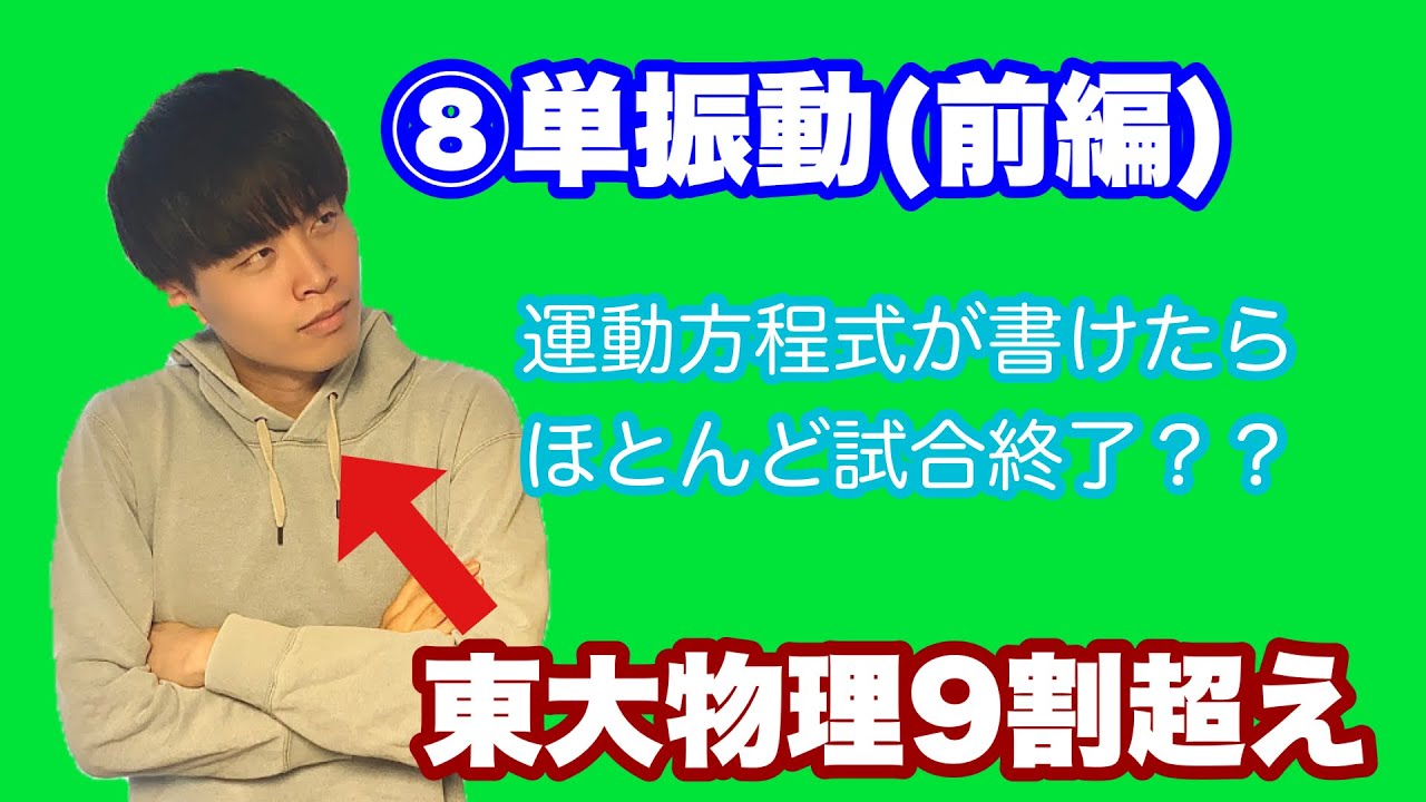 【高校物理】力学⑧(前編)単振動　【理論解説編】