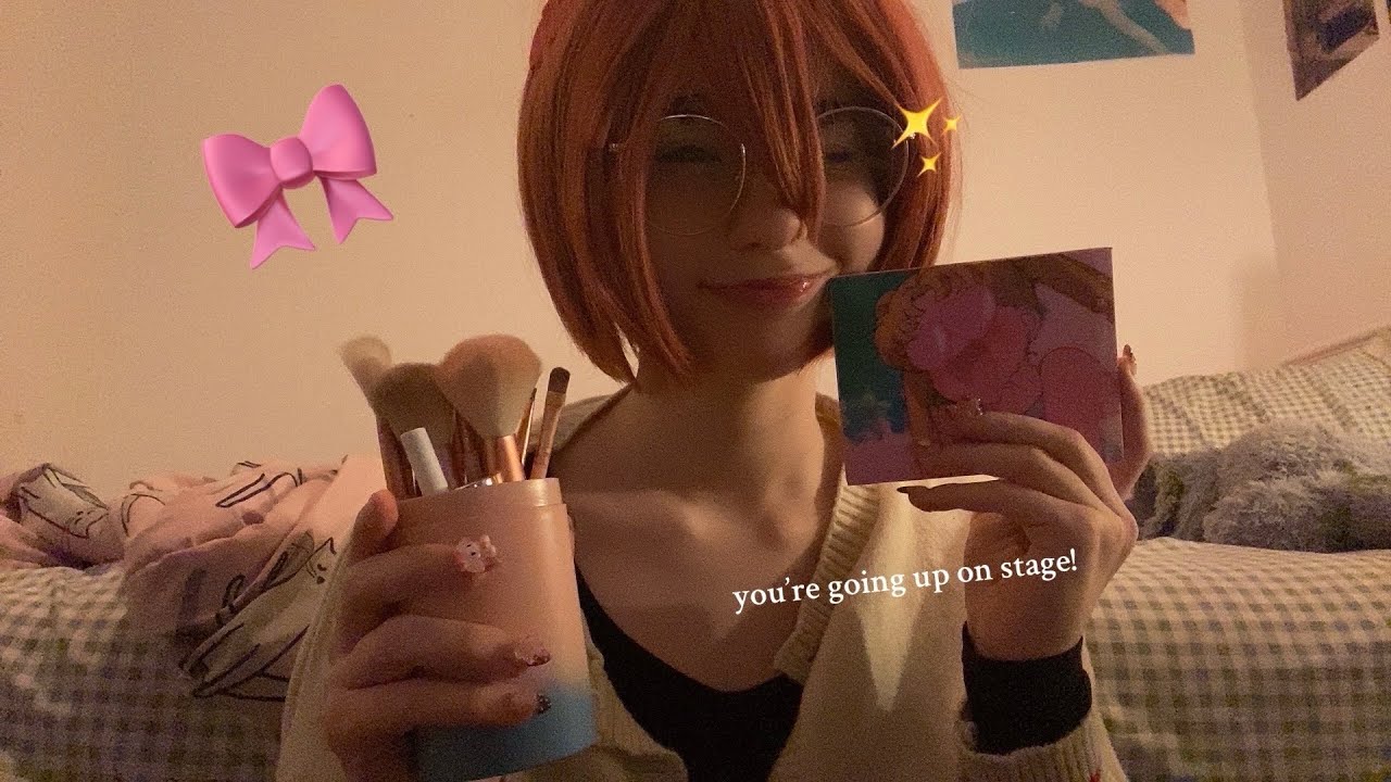 Sayori Does Your Stage Make-Up ASMR | Doki Doki Literature Club Roleplay