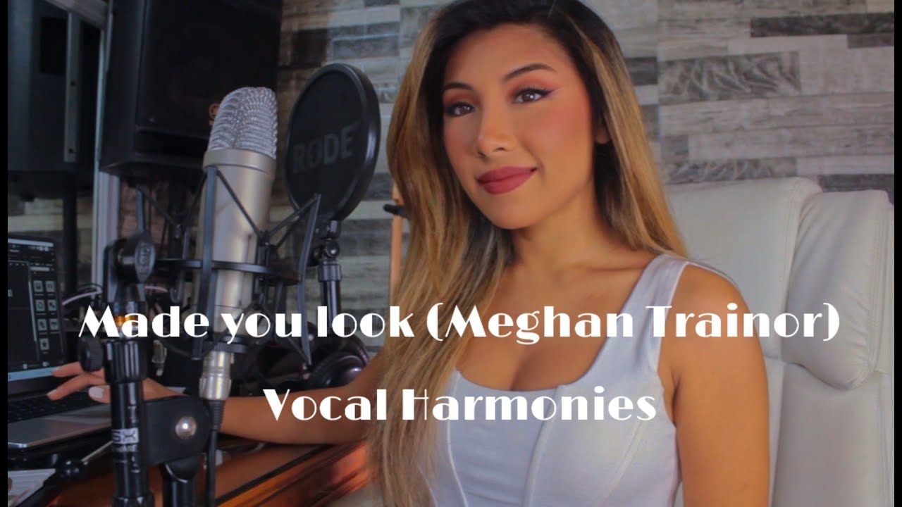 Made you look - Meghan Trainor  (how to make harmonies) #madeyoulook #tiktoksongs #vocals