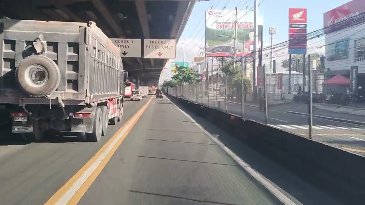 Guys for today.s video and2 ako sa exit ng South wood express way to C5 Road back to Marikina garahe