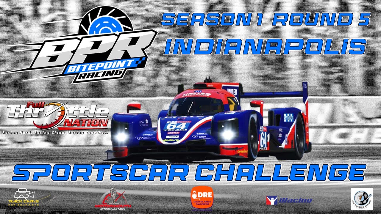 The Roasted Record Sportscar Challenge by Bite Point Racing Rd 5 Live from Indianapolis