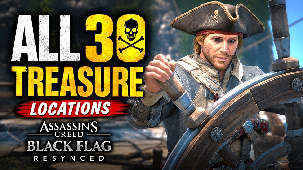 All 30 Treasure Maps & Treasure Chest Locations Guide | Assassin's Creed Black Flag Resynced