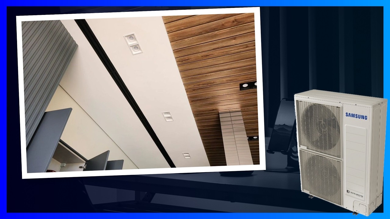Como Fiz a Instalação Ar Condicionado DUTO linear e cassete 1 via - sistema VRF Samsung automação