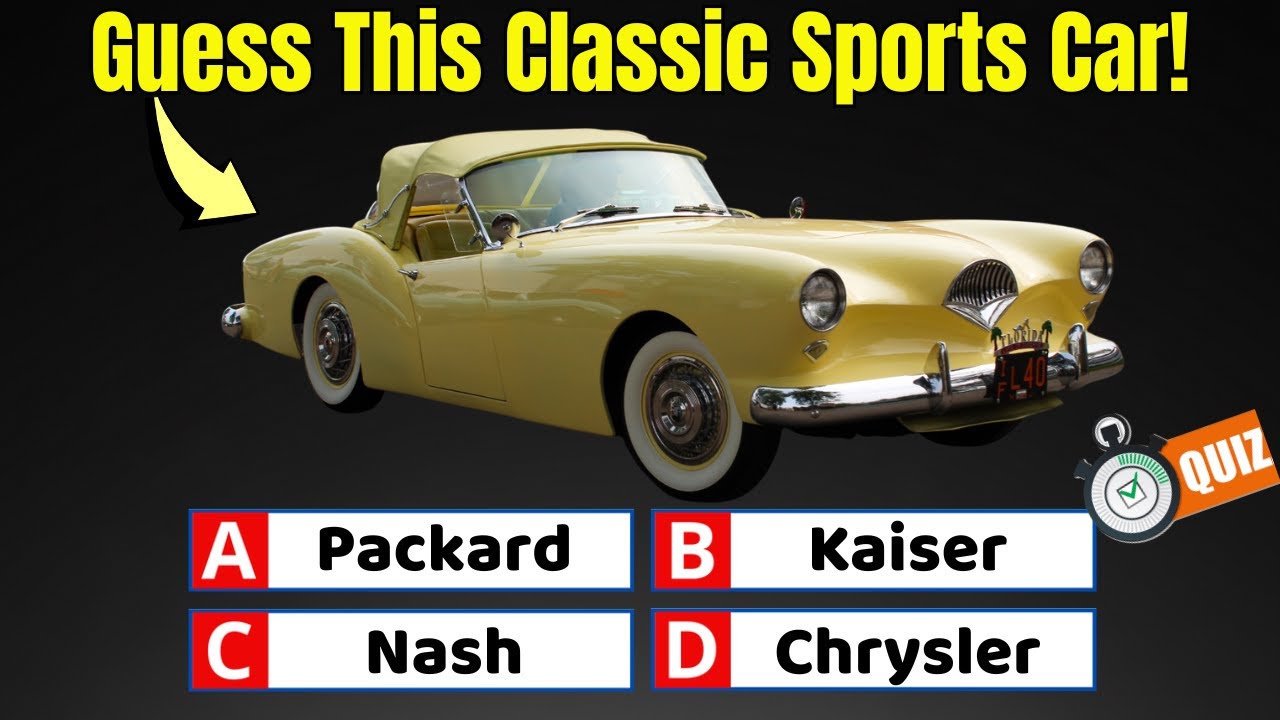 Can You Name These Classic Sports Cars?