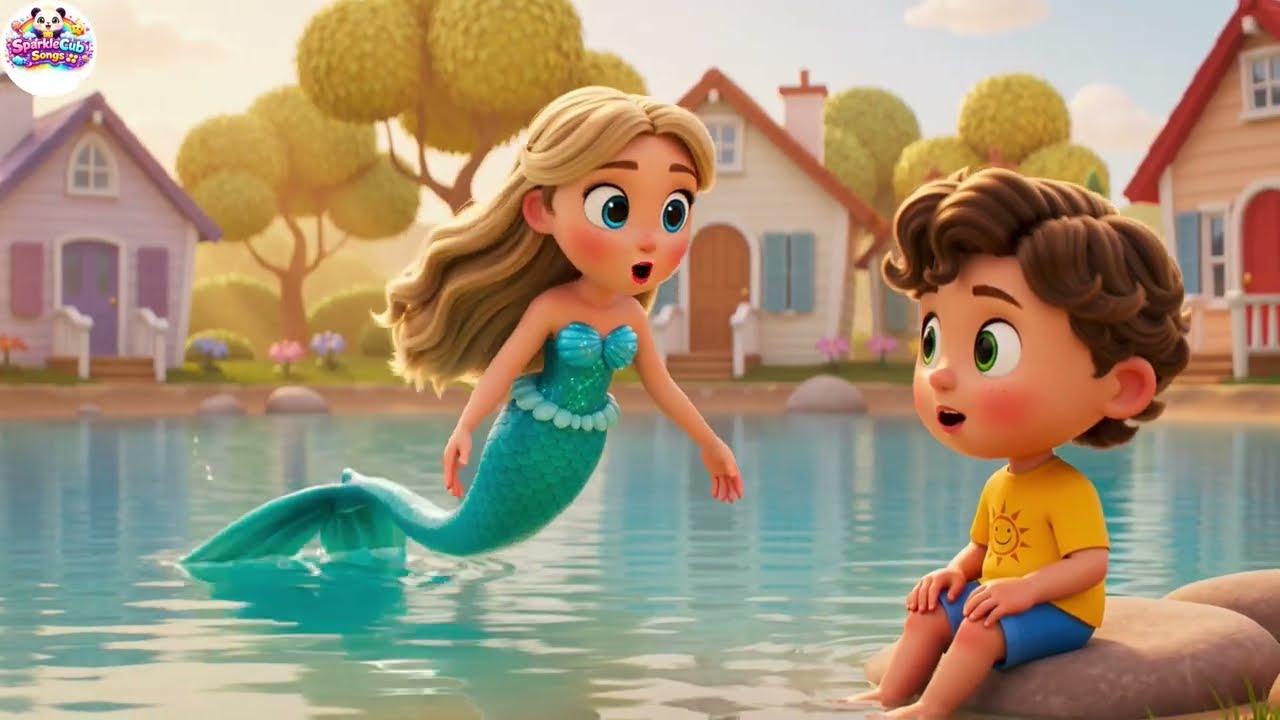 Magical Mermaid Lagoon 🧜‍♀️🌊 | Fun Nursery Rhyme for Kids | Baby Songs & Animated Rhymes