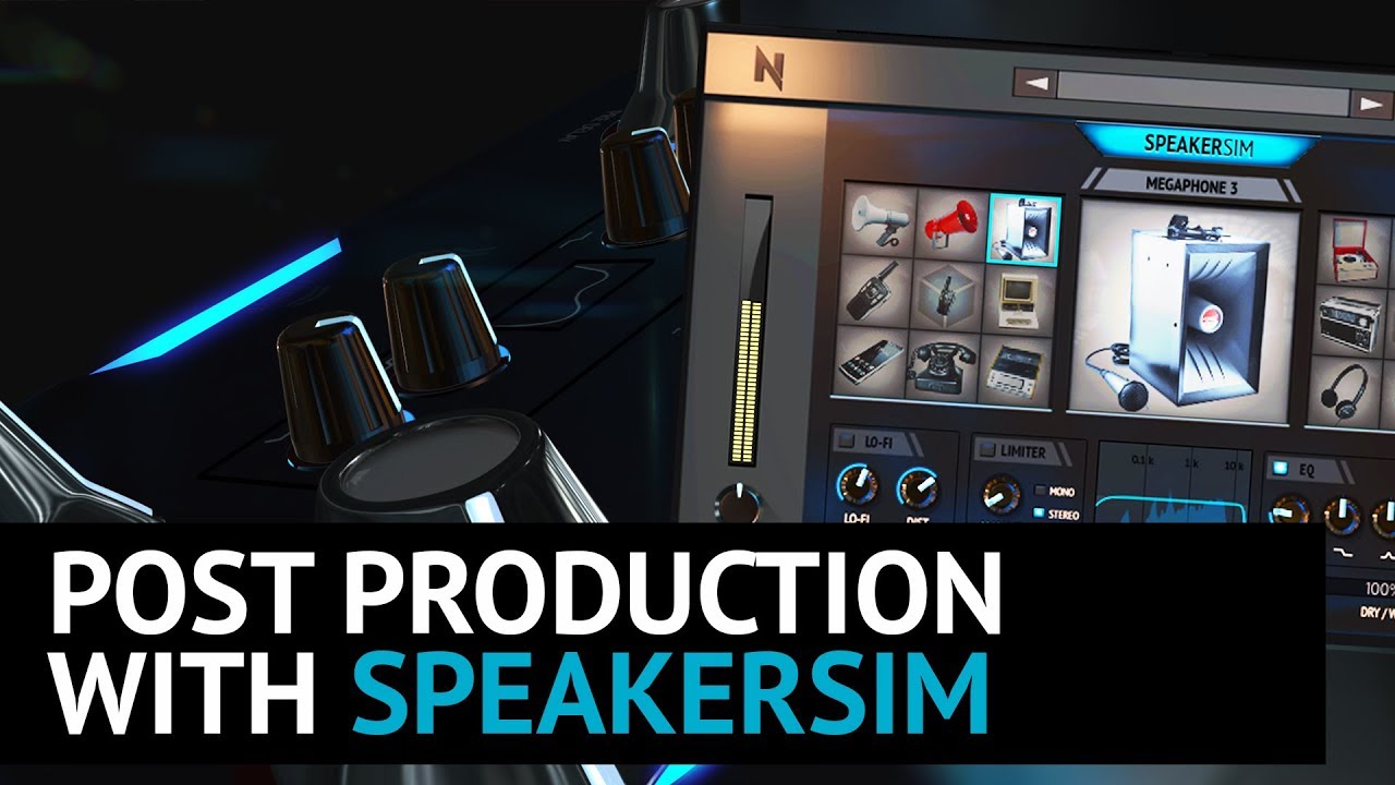 Post Production with SpeakerSim Plugin