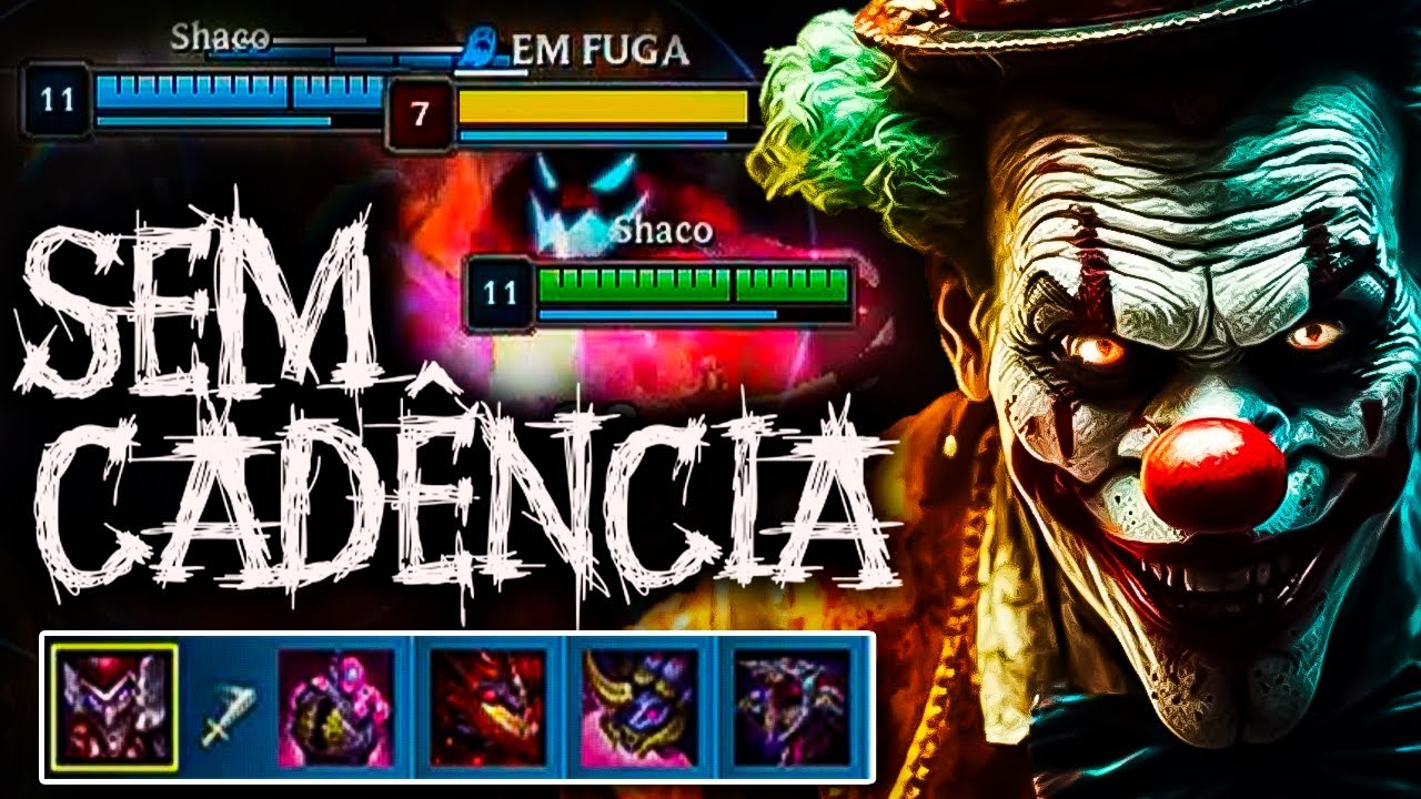 VOCÊS PEDIRAM KKKKKK SHACO SEM CADÊNCIA APLICANDO A GAMEPLAY