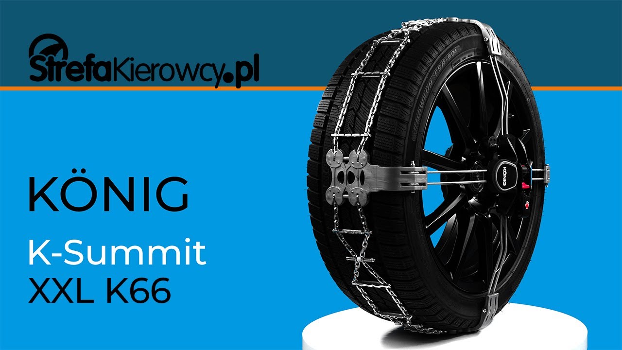⛓️Konig K-Summit XXL K66 - łańcuchy śniegowe - łańcuchy na koła⛓️