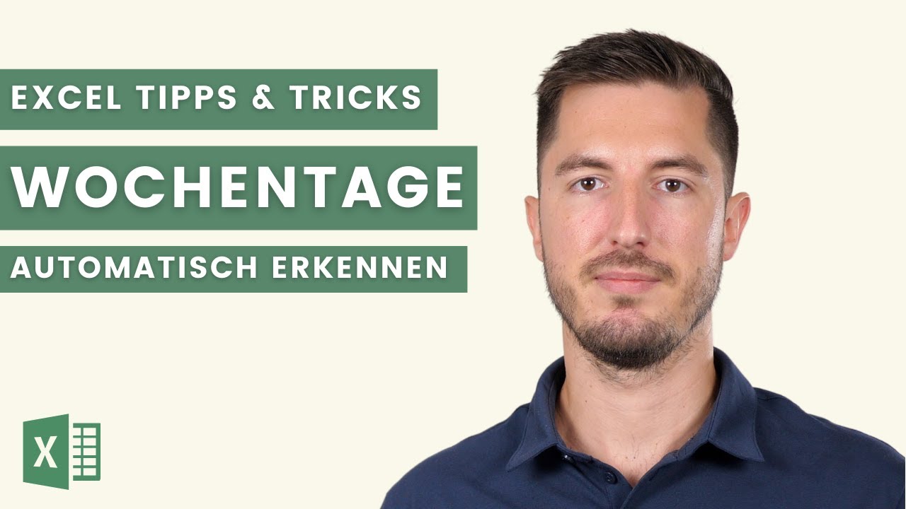 Wie kann ich aus einem Datum in Excel den Wochentag bestimmen? | Excel Funktionen Tutorial