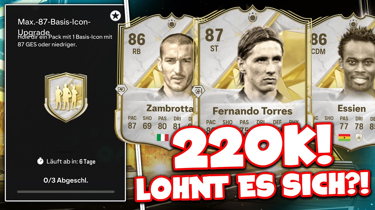 220K! LOHNT ES SICH?! 25x GARANTIERTE MAX 87 ICON PACKS in EA FC 25