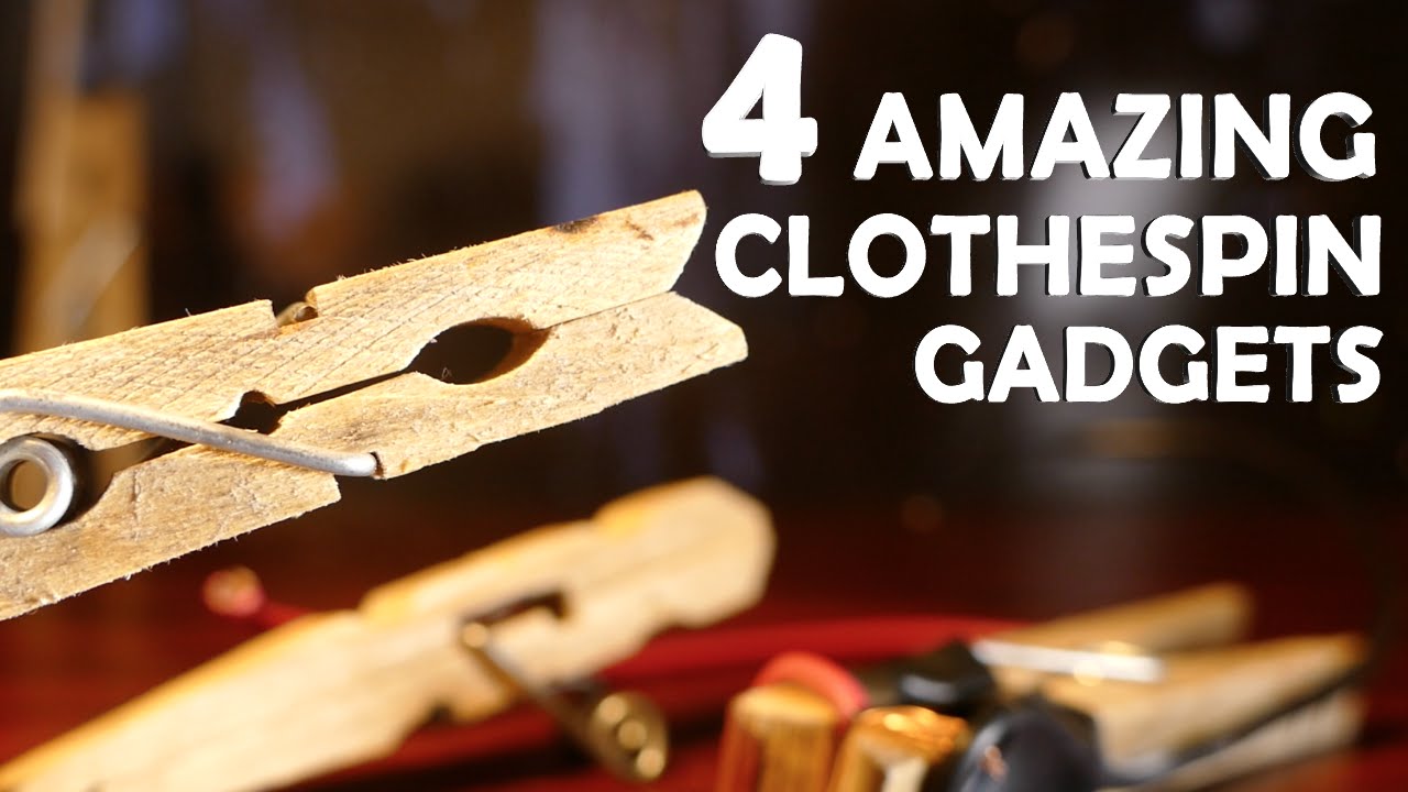 4 Amazing Gadgets To Make With Clothespins! - Super Easy, Lots of Fun!!!