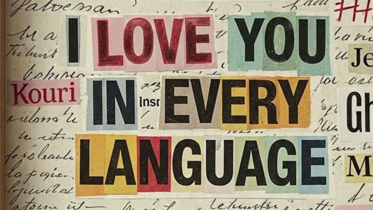 I Love You In Every Country Language || Tell me if your country language not here ✅