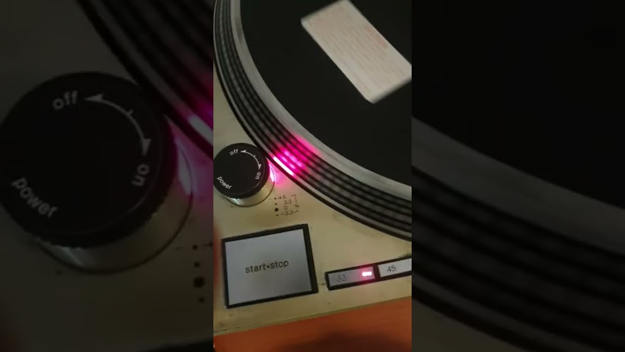 Technics sl1200 mk2 problem