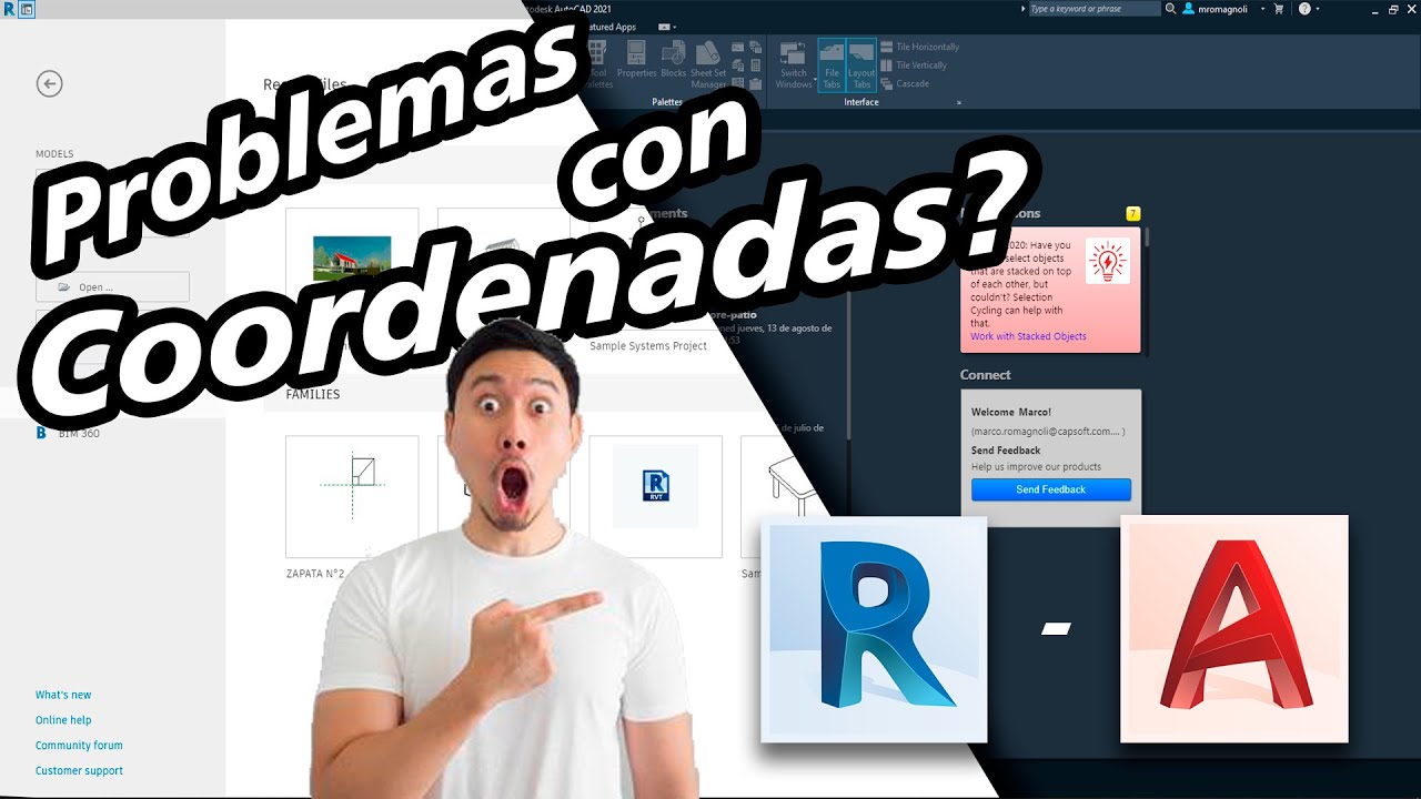 Coordenadas Compartidas entre AutoCAD y Revit