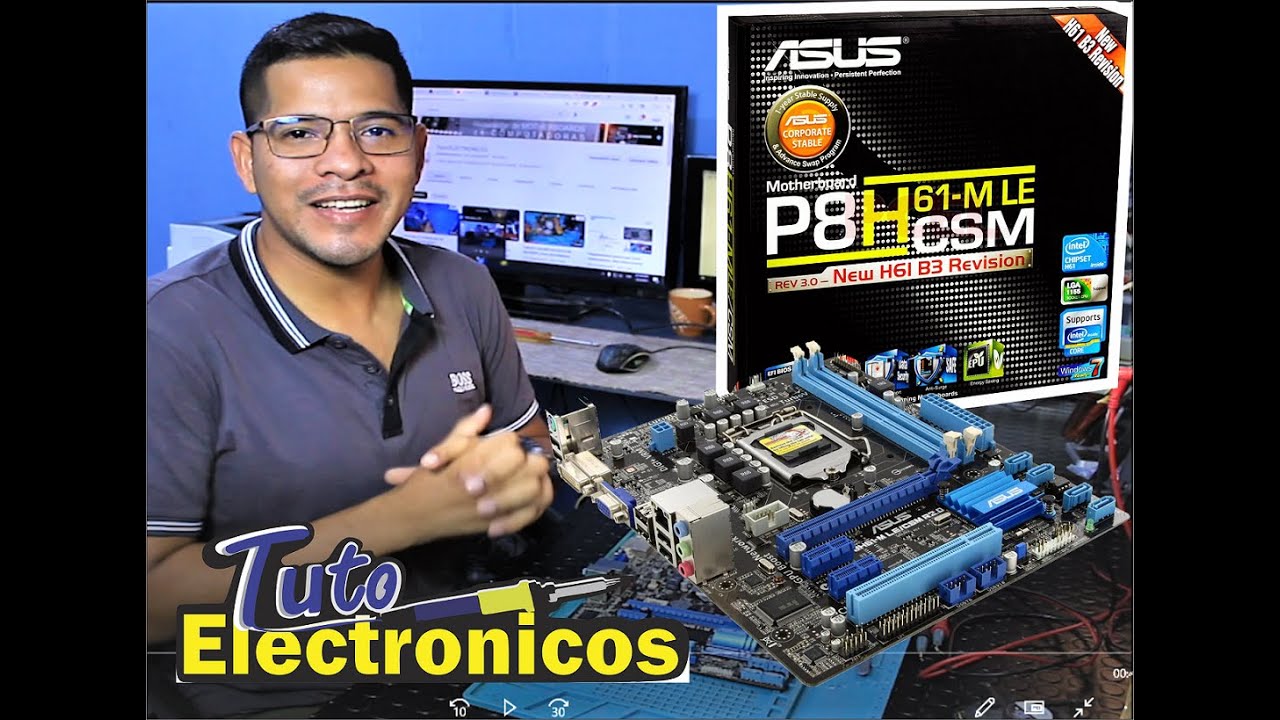 👀ASUS P8H61-M LE ✔, Prende y se Apaga, No da video, No es procesador, No es BIOS