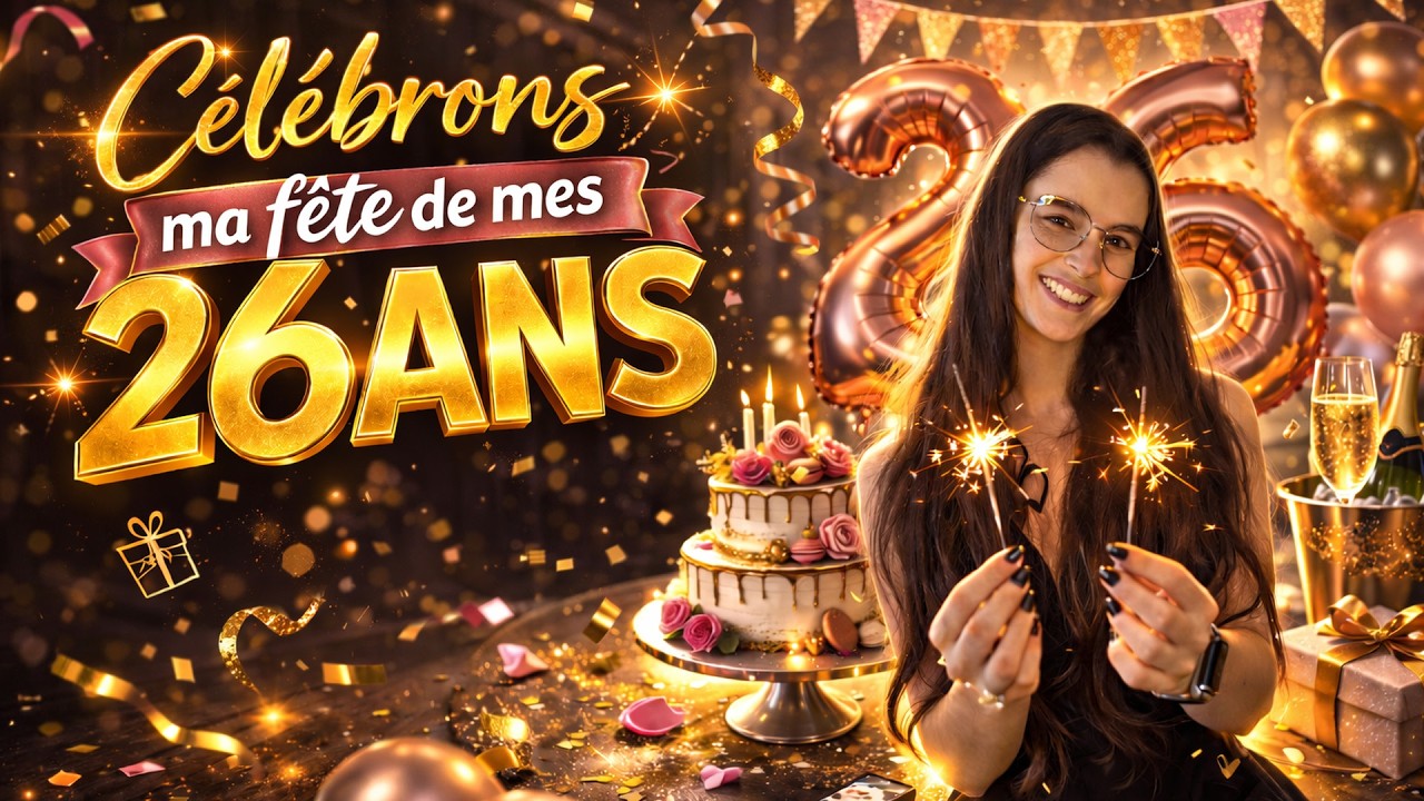 Célébrons Mes 26 ans !