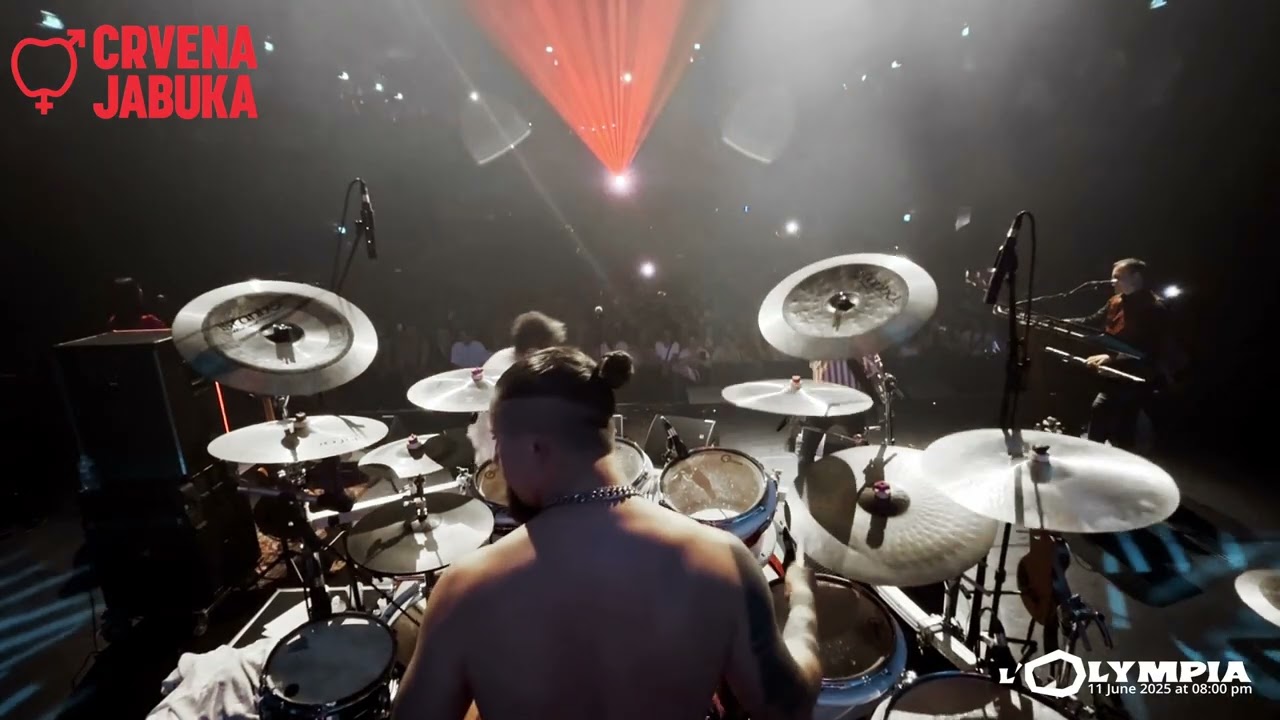 Adrian Borić - Crvena Jabuka - Od srca do srca @ Olympia Paris - Drum Cam