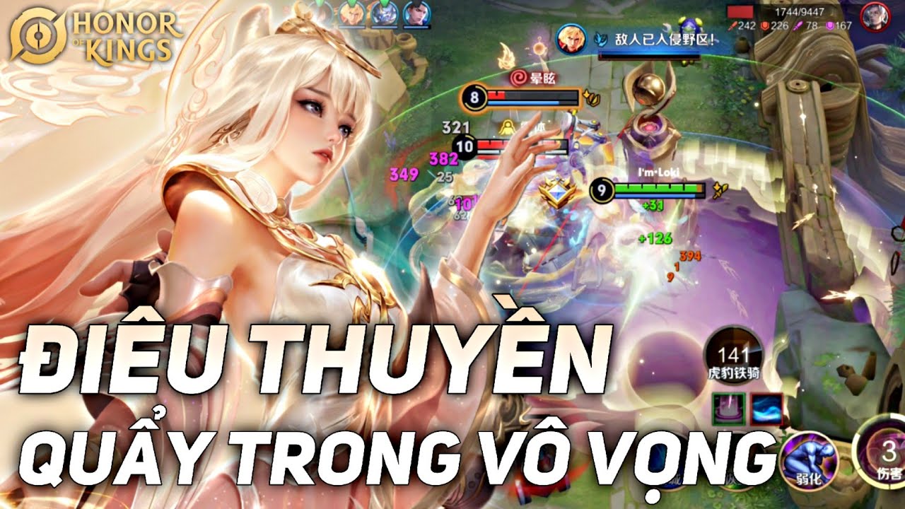 [ HONOR OF KINGS / VGVD ] GÁNH TEAM THẤT BẠI CÙNG ĐỨC MẸ ĐIÊU THUYỀN ( HY HUYỀN DẪN ) 