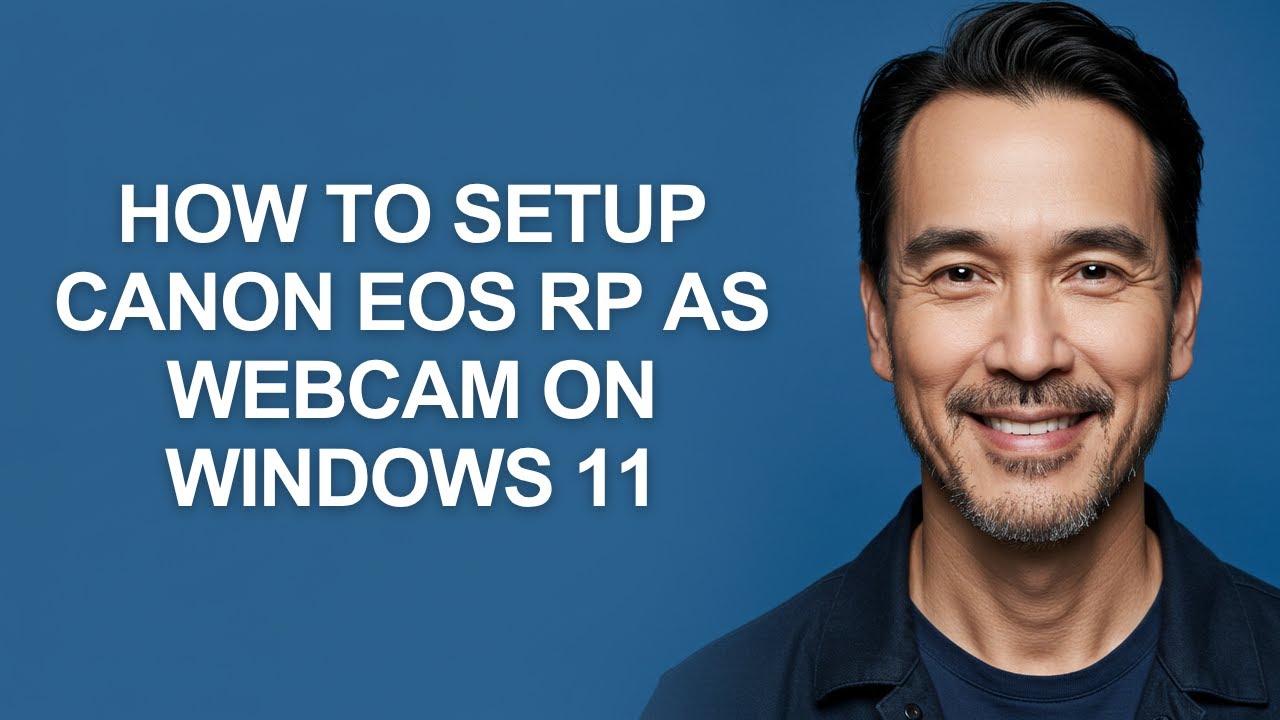 How to Setup Canon Eos Rp as Webcam on Windows 11 - KevinHowTo