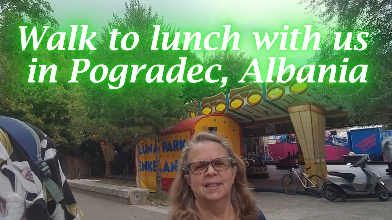 Come to lunch with us in Pogradec, Albania Travel Vlog