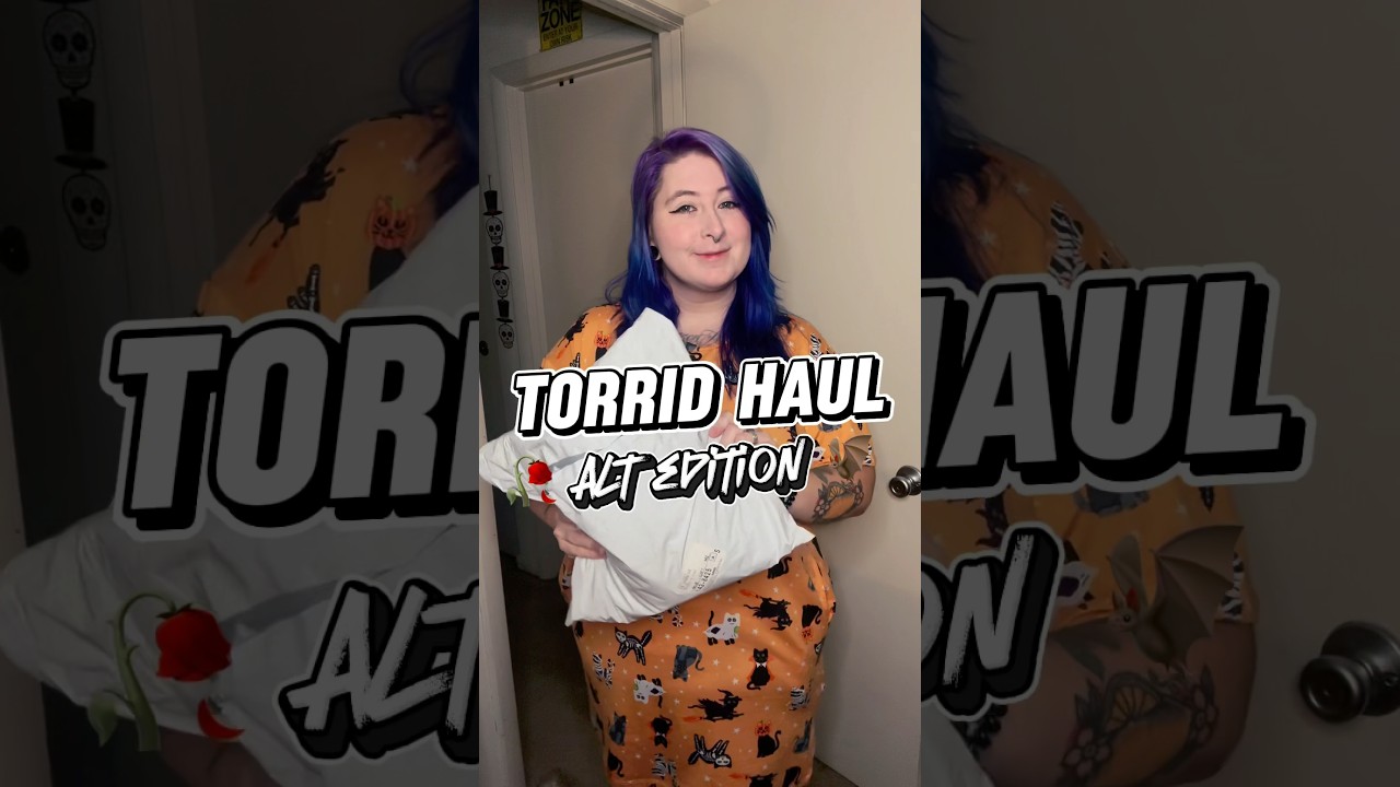 🖤 Torrid Alt Haul Try-On | Plus Size Gothic Fashion 🦇