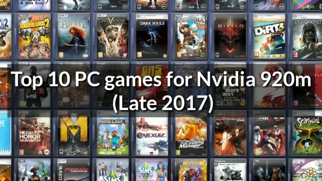 Top 10 Best Games For Nvidia GeForce 920M / 920MX | Late 2017